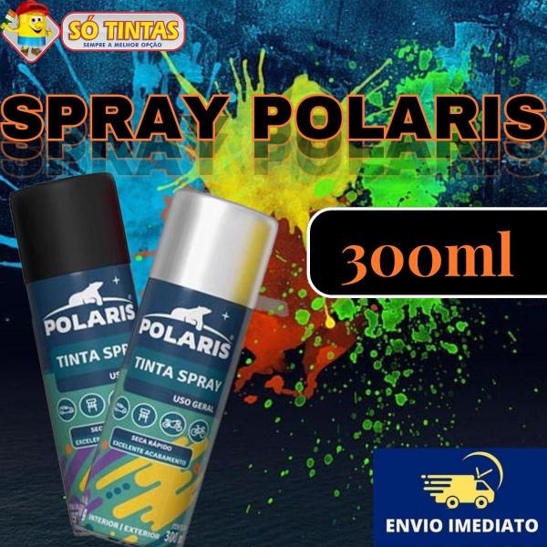 Imagem de Tinta Spray Polaris 300ml Sintético Rápida Secagem Uso Geral