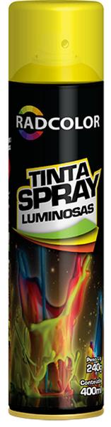 Imagem de Tinta Spray Secagem Rápida Cores Luminosas Radcolor 400ml