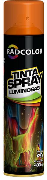 Imagem de Tinta Spray Secagem Rápida Cores Luminosas Radcolor 400ml