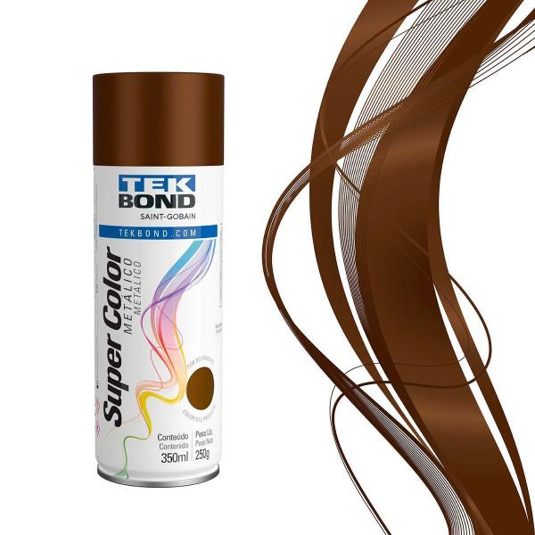 Imagem de Tinta Spray Uso Geral 350Ml Bronze Metálico Tekbond Bronze