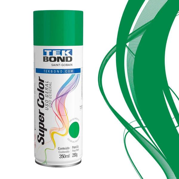 Imagem de Tinta Spray Verde 350ml Uso Geral Tekbond 