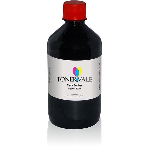 Tinta Tankfull Para Cartucho Brother Universal Corante Magenta de 500ml - Toner Vale Imagem de Tinta Tankfull Para Cartucho Brother Universal Corante Magenta de 500ml