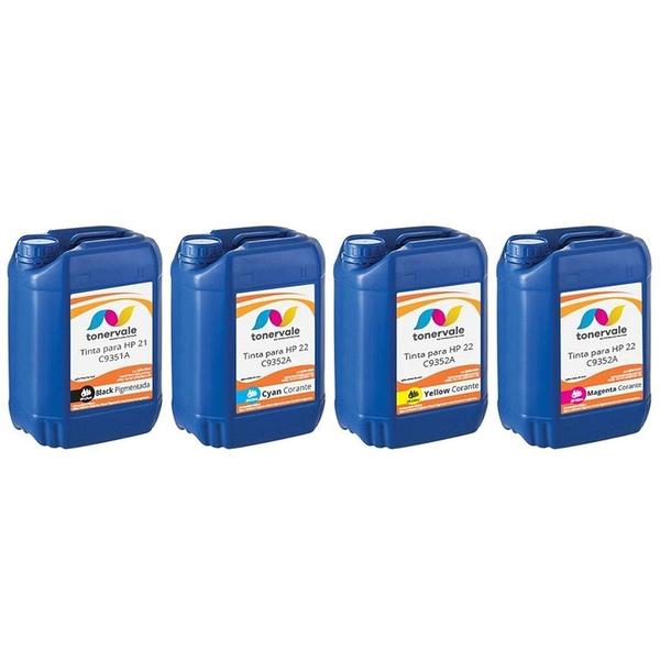 Imagem de Tinta Tankfull Para Cartucho HP 122 75 93 95 Impressora HP C4480 C3180 C4280 1510 6830 9800 de 20 Litros