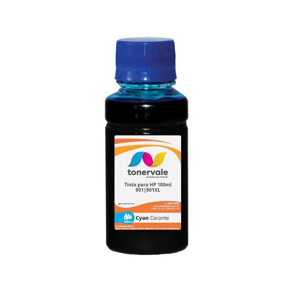 Imagem de Tinta Tankfull Para Cartucho HP 122 901 CC656AB Cyan Corante - Impressoras HP J4660 J4580 J4680 J4500 J4550 J4540