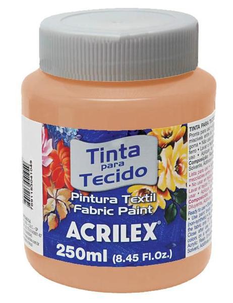 Imagem de Tinta Tecido 250ml Salmão 518 Acrilex