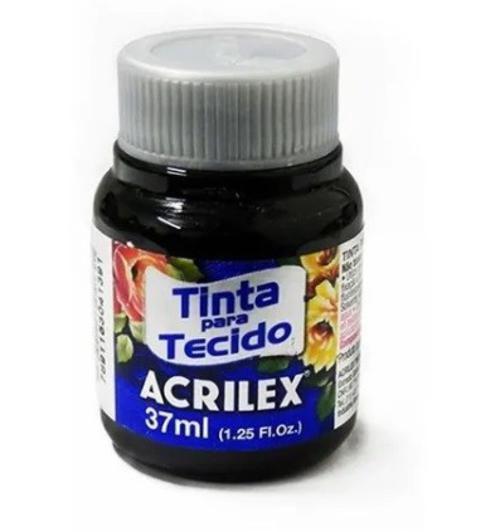 Imagem de Tinta Tecido Acrilex 37Ml Preto 520