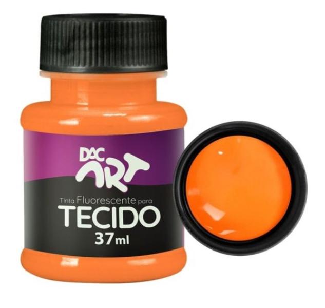 Imagem de Tinta Tecido Fluor. 37ml Amarelo Ouro DAC