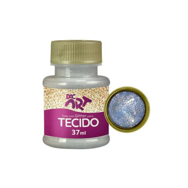 Imagem de Tinta Tecido Glitter 37ml Prata Pt 12 DAC