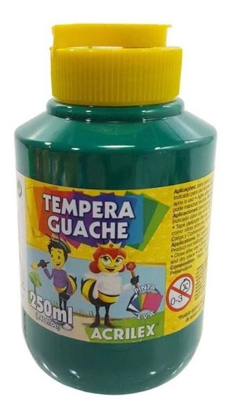 Imagem de Tinta TEMPERA GUACHE - 250ml - VERDE BANDEIRA - 02025511