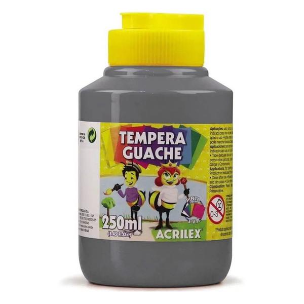 Imagem de Tinta Tempera Guache Acrilex 250ml Escolar Infantíl Escolha a Cor