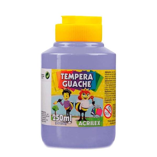 Imagem de Tinta Tempera Guache Acrilex 250ml Lilas