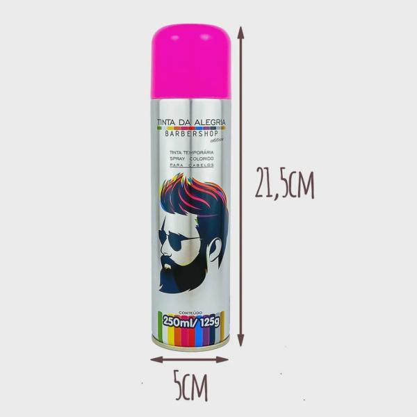 Imagem de Tinta Temporária para Cabelo Rosa - 250ml