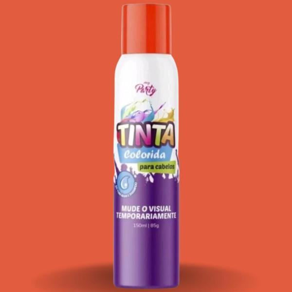 Imagem de Tinta Temporária Spray Vermelho 150ml  My Party - Aeroflex