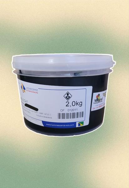 Imagem de Tinta Verde Bandeira SunChemical embalagem com 2 kgs