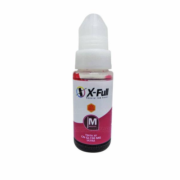 Imagem de Tinta X-Full Corante Ultra Impressora G2000 G1800 G3100 G1000 com Bico Aplicador / 70ml / Magenta