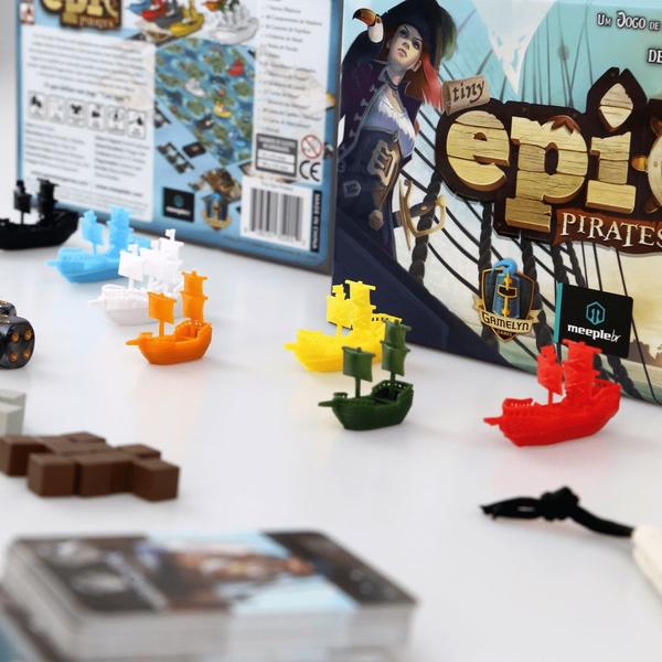 Imagem de Tiny Epic Pirates Jogo de Tabuleiro Meeple Br Original