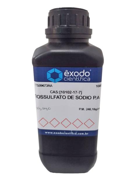 TIOSSULFATO DE SODIO (5H2O) PA ACS 500g - ACS Ou Exodo Imagem de TIOSSULFATO DE SODIO (5H2O) PA ACS 500g