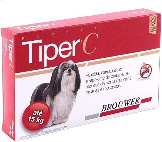 Imagem de Tiper C Antipulgas e Carrapatos cães até 15Kg - Brouwer