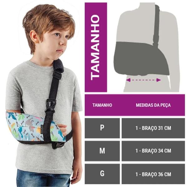 Imagem de Tipoia americana para braço infantil masculina