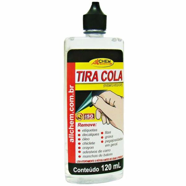 Imagem de Tira Cola Removedor Pronto Uso Eficiente Allchem 4 Unidades