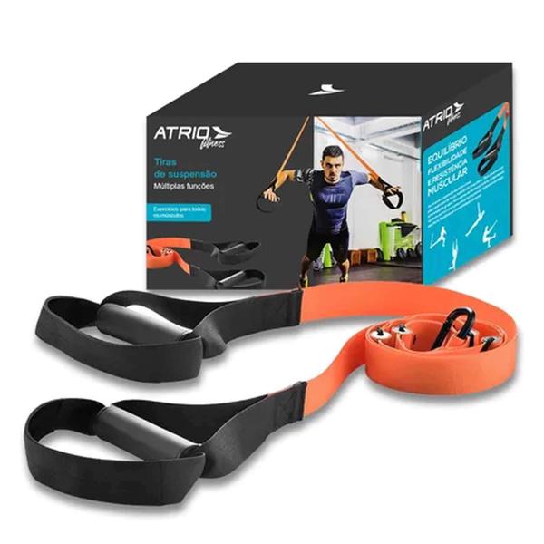 Tira de Suspensão para Exercícios Resistente Esporte Academia Ginástica Casa Atrio - ES131 Imagem de Tira de Suspensão para Exercícios Resistente Esporte Academia Ginástica Casa Atrio - ES131