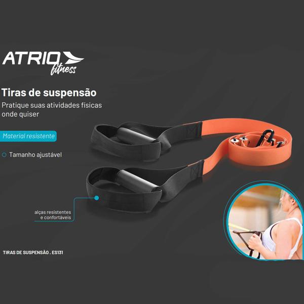Tira de Suspensão para Exercícios Resistente Esporte Academia Ginástica Casa Atrio - ES131 Imagem de Tira de Suspensão para Exercícios Resistente Esporte Academia Ginástica Casa Atrio - ES131