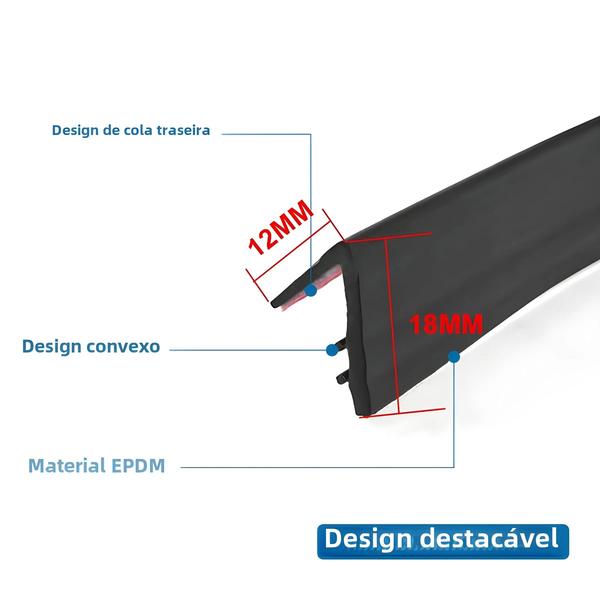 Imagem de Tira De Vedação De Janela De Carro À Prova D'água E À Prova De Vento, Borracha SEAMETAL, Enchimento