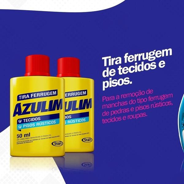 Imagem de Tira Ferrugem Azulim Start 50ml Para Tecidos/ Pisos Rústicos