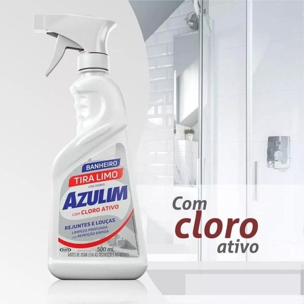 Imagem de Tira Limo AZULIM SPRAY 500ML Limpa Banheiro