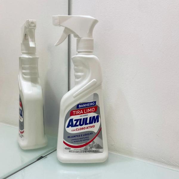 Tira Limo AZULIM SPRAY 500ML Limpa Banheiro Imagem de Tira Limo AZULIM SPRAY 500ML Limpa Banheiro