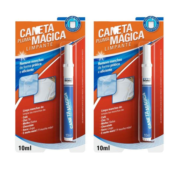 Imagem de Tira Mancha De Tecidos Tekbond Caneta Mágica 10ml Café Molho - 2pc