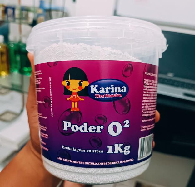 Tira Manchas Concentrado Bicarbonato De Sódio Extra Potente - Karina Imagem de Tira Manchas Concentrado Bicarbonato De Sódio Extra Potente