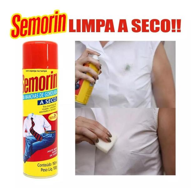 Imagem de Tira Manchas Semorin A Seco Lata 150 ml  Caixa 12 Unidades