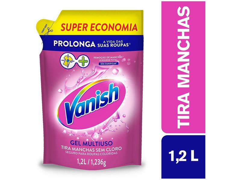 Imagem de Tira Manchas Vanish Sachê Pink Gel Multiuso