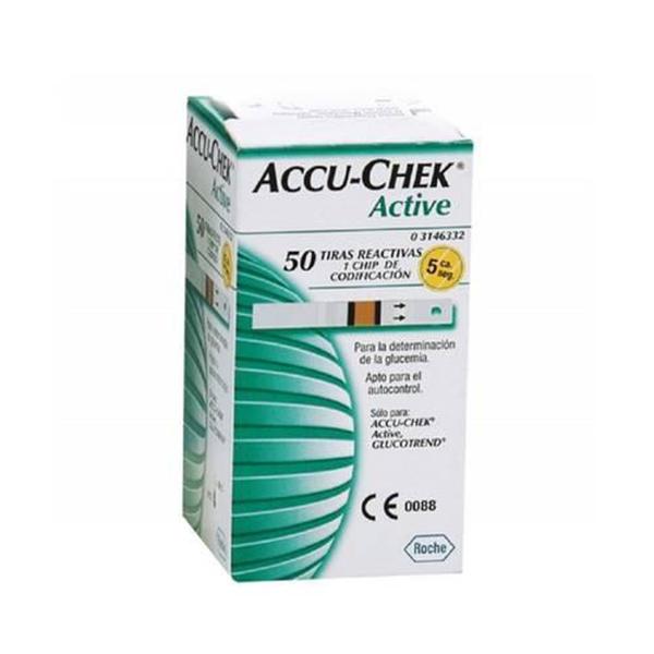 Imagem de Tiras Accu-Chek Active Roche 50 Unidades