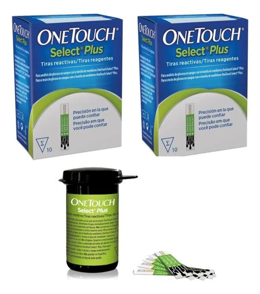 Tiras De Glicose One Touch Select Plus 100 Und.