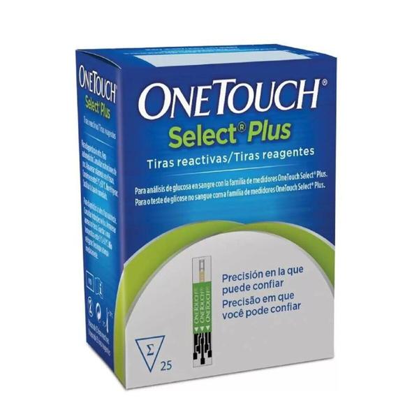 Imagem de Tiras OneTouch Select Plus 25 Unidades