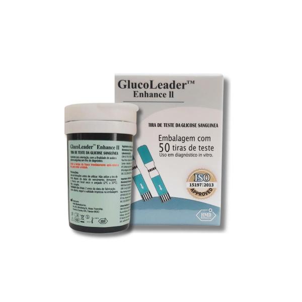 Tiras Reagentes de glicose glucoleader c/50 Unidade Tiras Reagentes de glicose glucoleader c/50 Unidade
