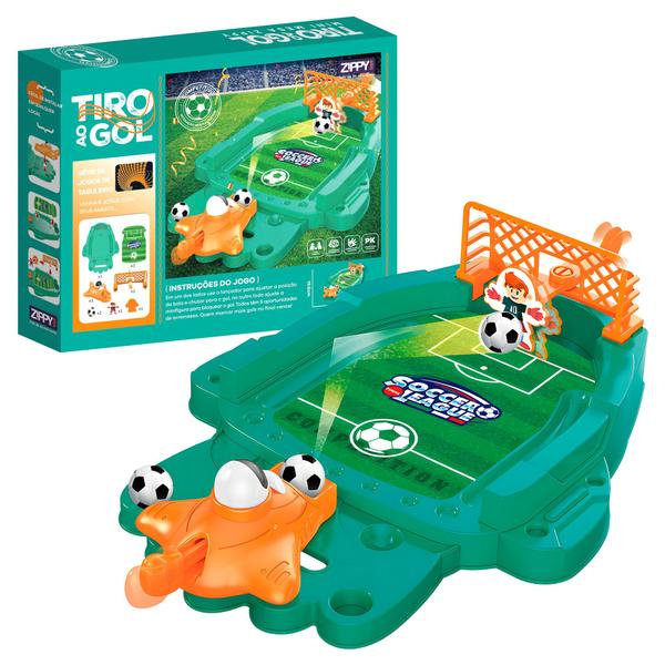 Imagem de Tiro Ao Gol Mini Futebol Interativo Brinquedo Jogo Tabuleiro De Mesa - Zippy Toys