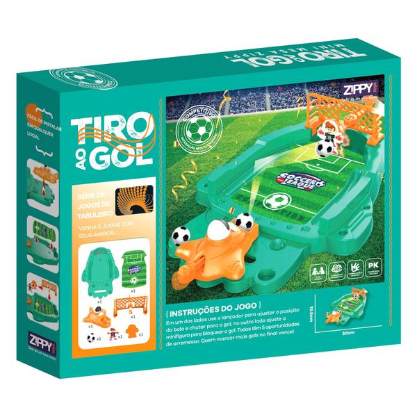 Imagem de Tiro Ao Gol Mini Futebol Interativo Brinquedo Jogo Tabuleiro De Mesa - Zippy Toys