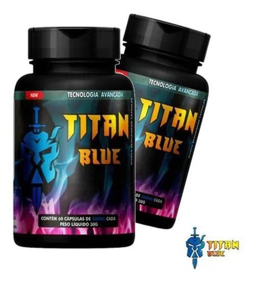 Titan Blue 12X 60 Caps - 100% Original Titanblue Imagem de Titan Blue 12X 60 Caps - 100% Original Titanblue