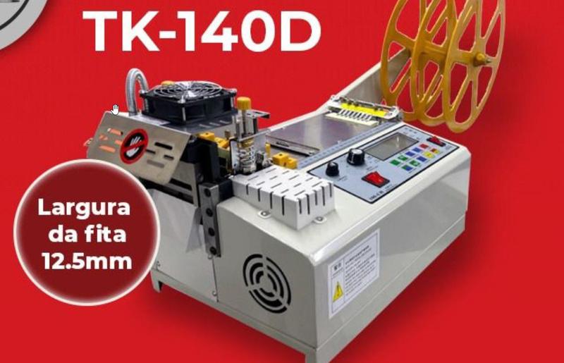 Imagem de TK140D- máquina Guilhotina corte Quente / Frio, fita 12.5mm