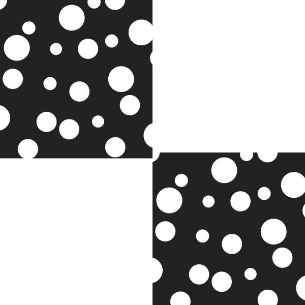 Tnt Estampado - Multibolas Branca fundo Preto 1123A - Mewi Imagem de Tnt Estampado - Multibolas Branca fundo Preto 1123A