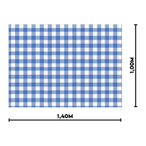 Imagem de Tnt Estampado Xadrez Tecido Não Tecido 40g 1 ,40m x 1m