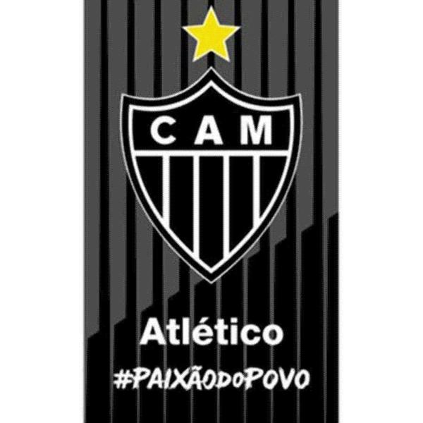 Imagem de Toalha Buettner Veludo Estampado Brasão Atlético Mineiro