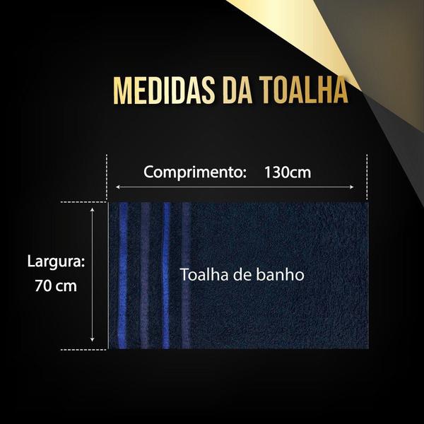 Imagem de Toalha de Banho 100% algodão toalha avulsa toalha unidade