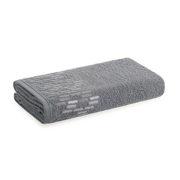 Toalha de Banho 70x135cm Marquez Cinza Urbano - Karsten Imagem de Toalha de Banho 70x135cm Marquez Cinza Urbano - Karsten