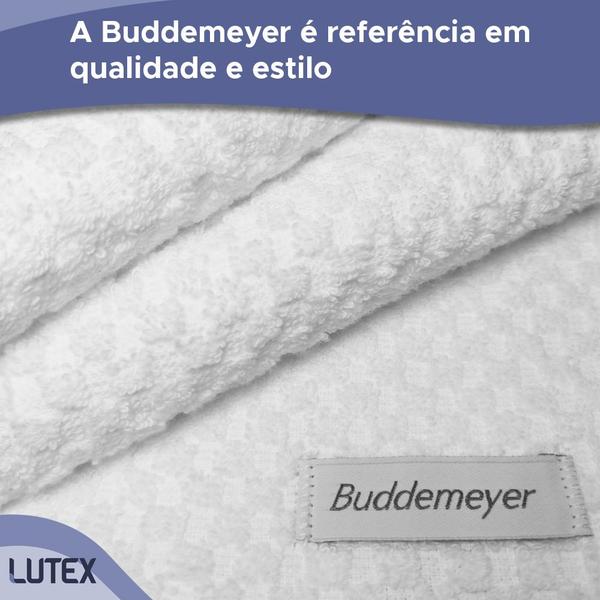 Imagem de Toalha de Banho Avulsa Yumi 100% Algodão Fio Penteado com Barra Textura Fio Tinto Buddemeyer 70x135