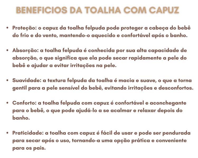 Toalha de banho bebê felpuda com capuz-enxoval-papizinha Imagem de Toalha de banho bebê felpuda com capuz-enxoval-papizinha