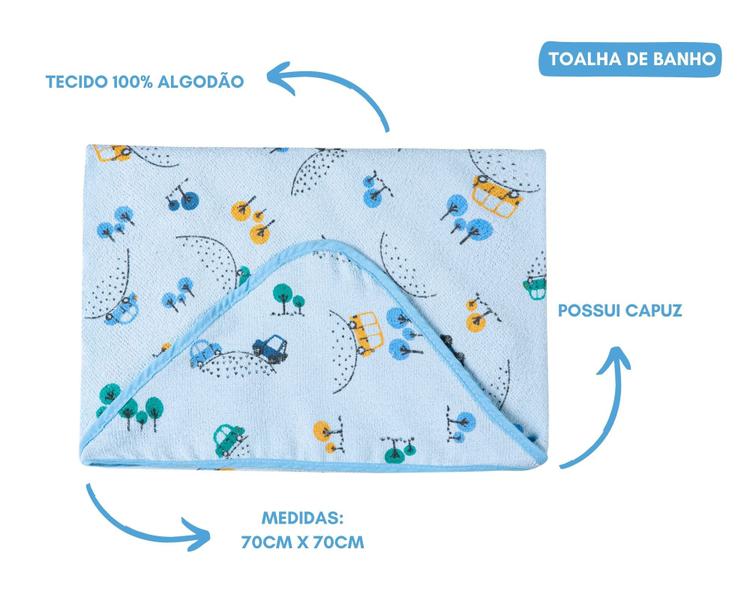 Toalha de banho bebê felpuda com capuz-enxoval-papizinha Imagem de Toalha de banho bebê felpuda com capuz-enxoval-papizinha
